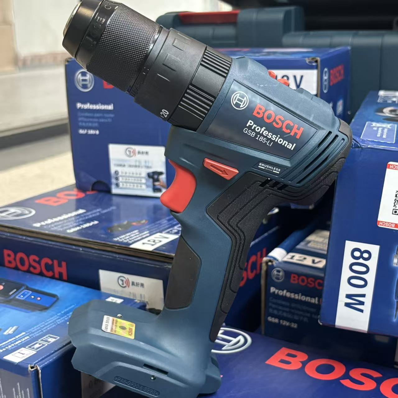 Cordless Drill Driver - BOSCH GSB 185-LI Brushless Cordless Impact