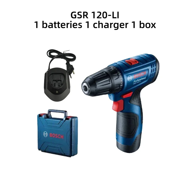 Cordless Drill Driver - Bosch GSR120-LI Electric Drill 12V Professional