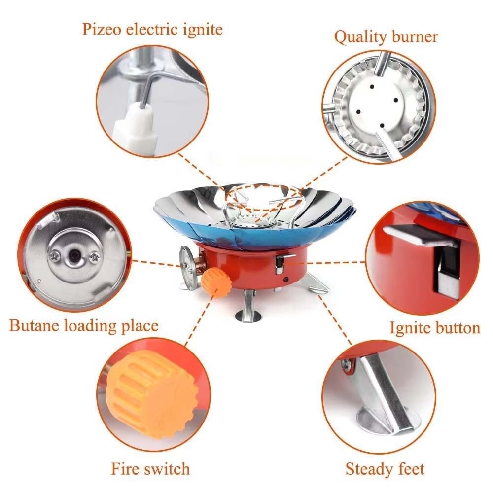 Power Tools Red - Cookware 2800W Lotus Cassette Stove High