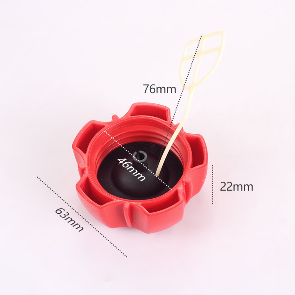 Red Plastic Fuel Cap For Lawn  - огляд і ціна Power Tools Red