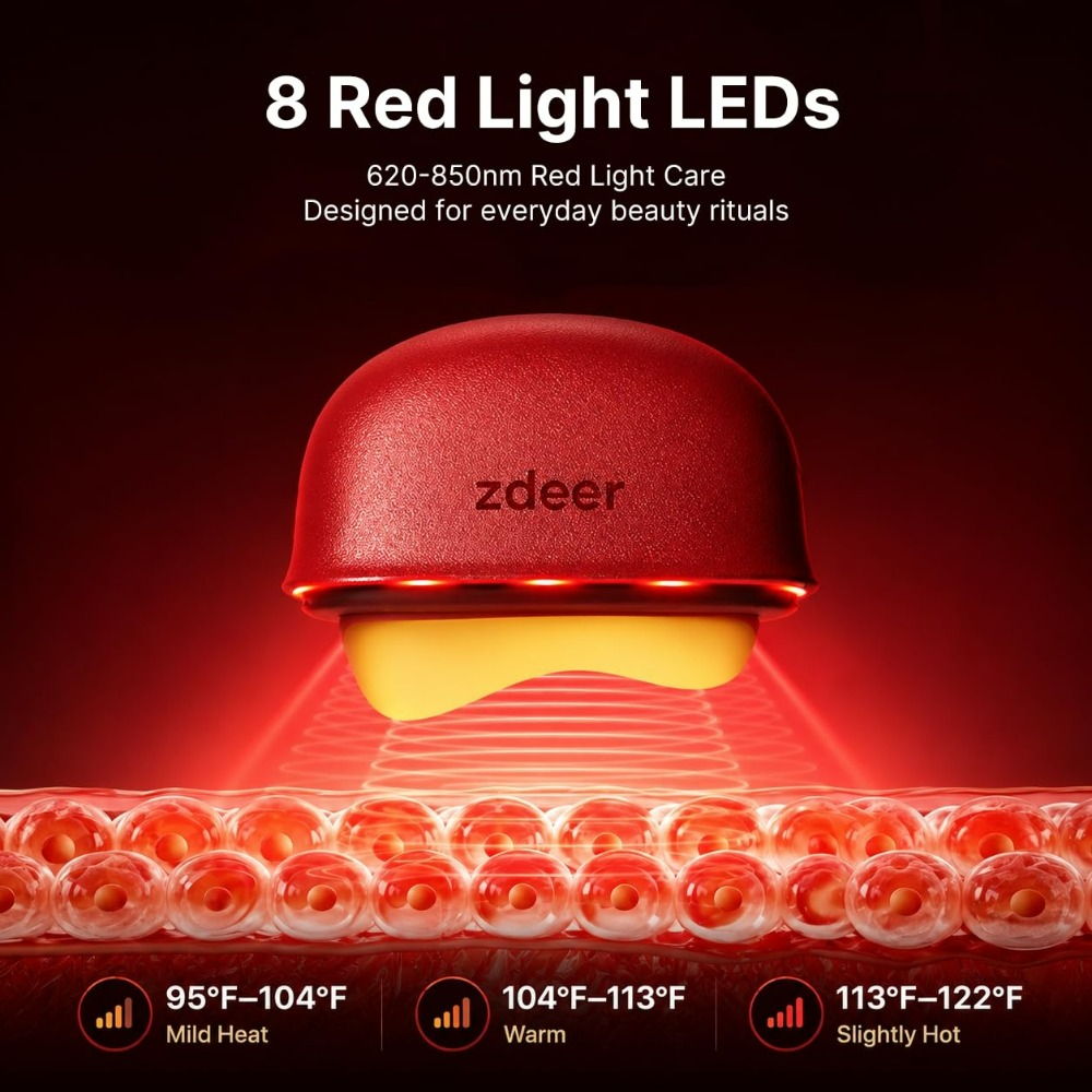 1Set Electric Heated Gua Sha F - огляд і ціна Power Tools Red