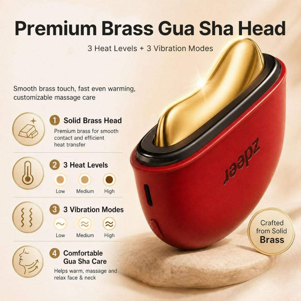 1Set Electric Heated Gua Sha F - огляд і ціна Power Tools Red