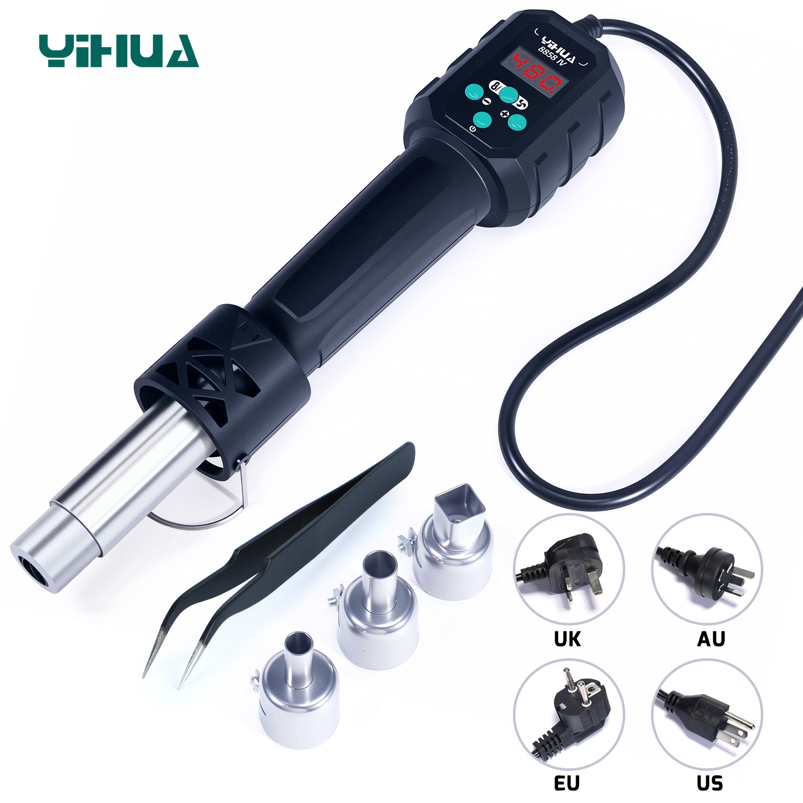 YIHUA Hot Air Gun Temperature  - огляд і ціна Heat Gun Variable