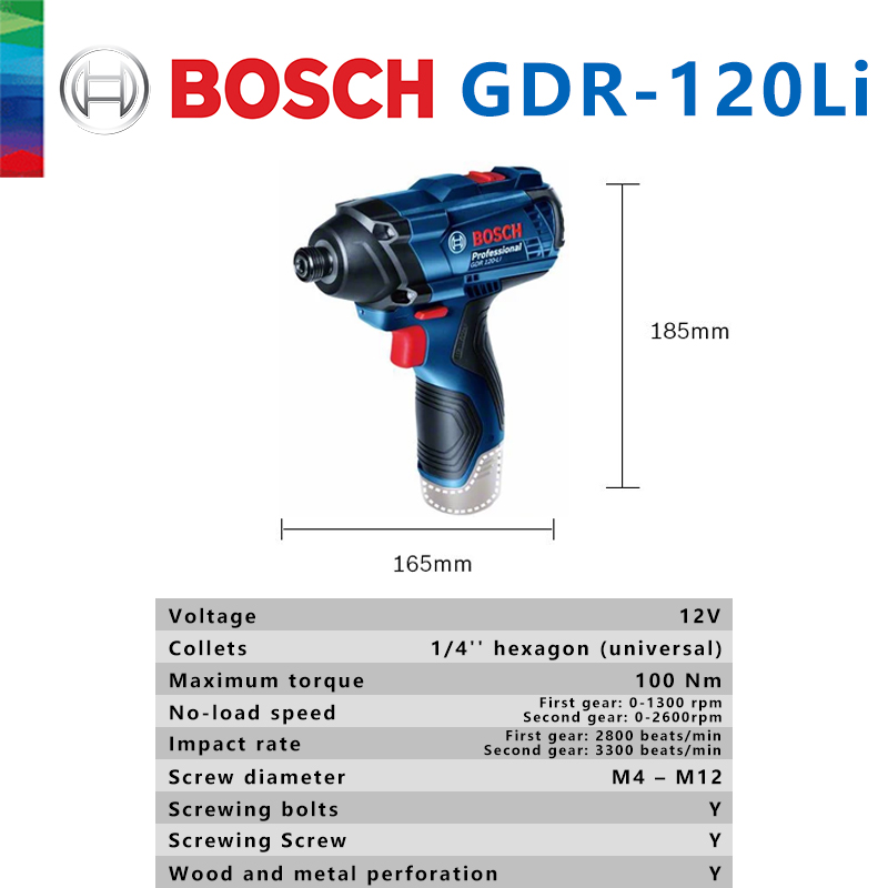 Bosch Original GDR 120-LI Rech - огляд і ціна Cordless Drill Driver