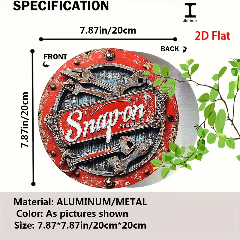 2D Flat 1pc Vintage Metal Sign - огляд і ціна Power Tools Aldi