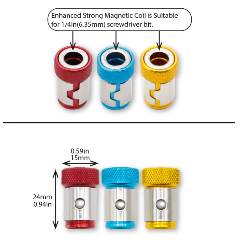 Universal 1/4 Inch Magnetic Sc - огляд і ціна Power Tools Red