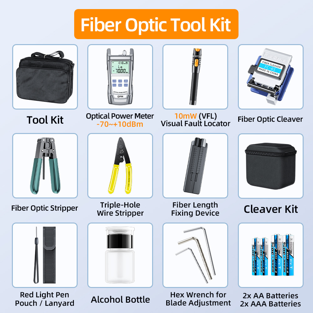 Fiber Optic Cold-Splice Kit To - огляд і ціна Power Tools Red