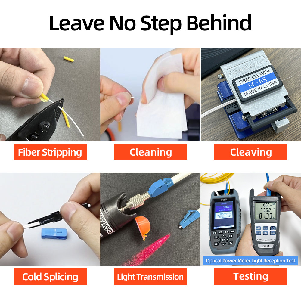 Fiber Optic Cold-Splice Kit To - огляд і ціна Power Tools Red