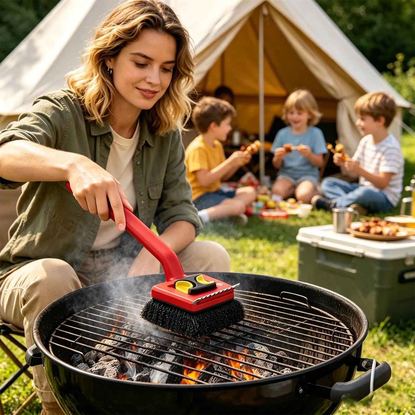 Long Handle Electric Grill Bru - огляд і ціна Power Tools Red