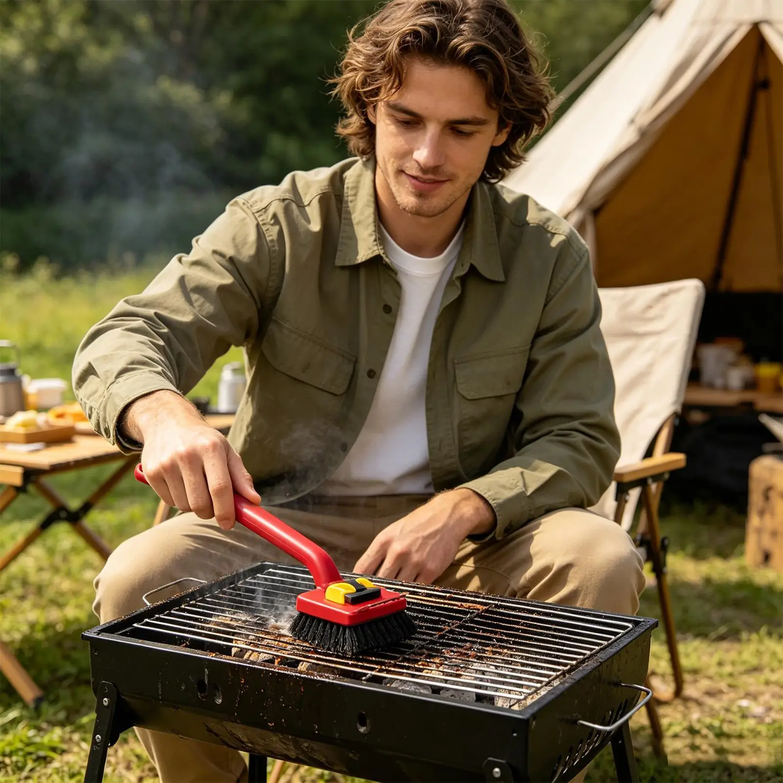 Long Handle Electric Grill Bru - огляд і ціна Power Tools Red