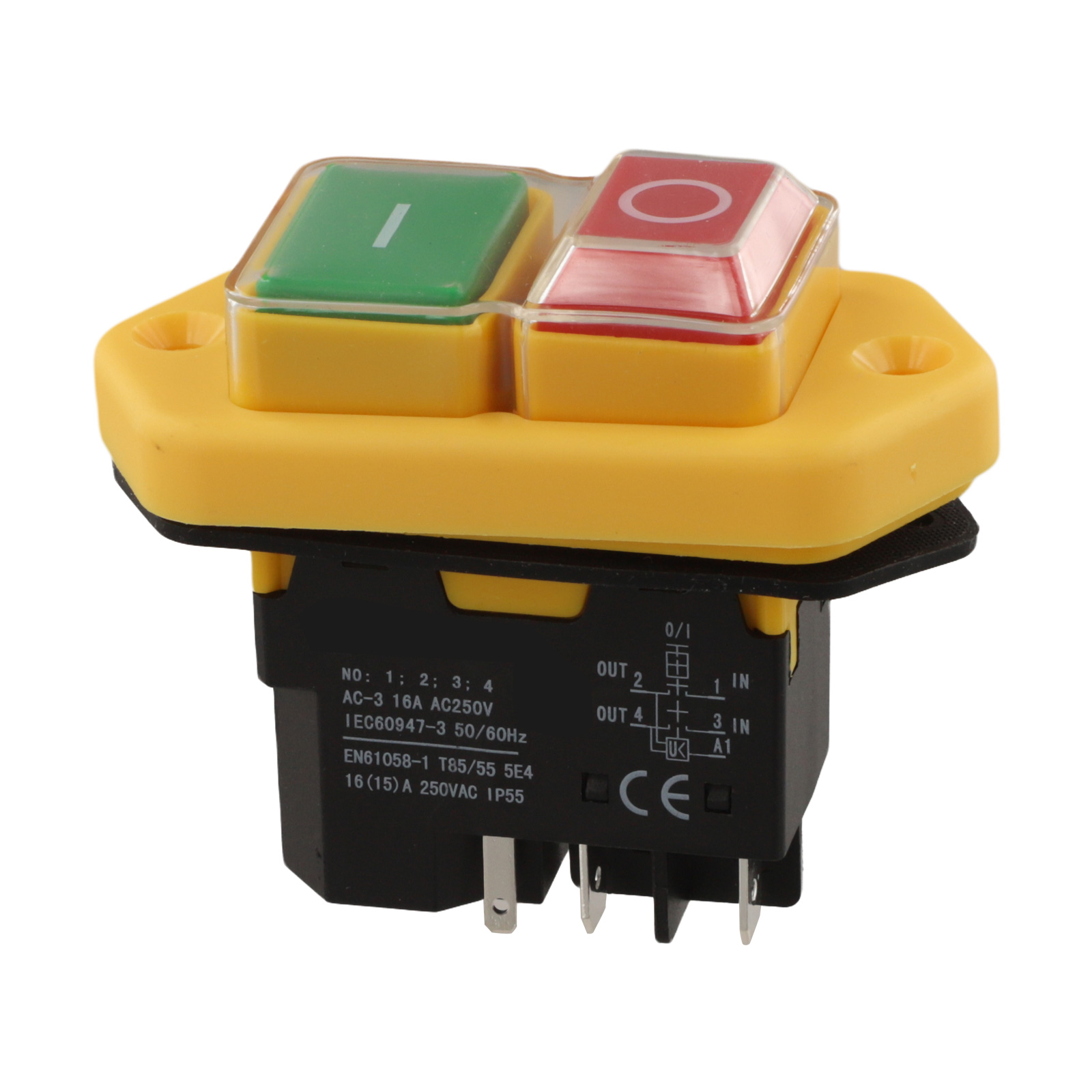 KlD-28A 5 Pin Push Button Swit - огляд і ціна Power Tools Red