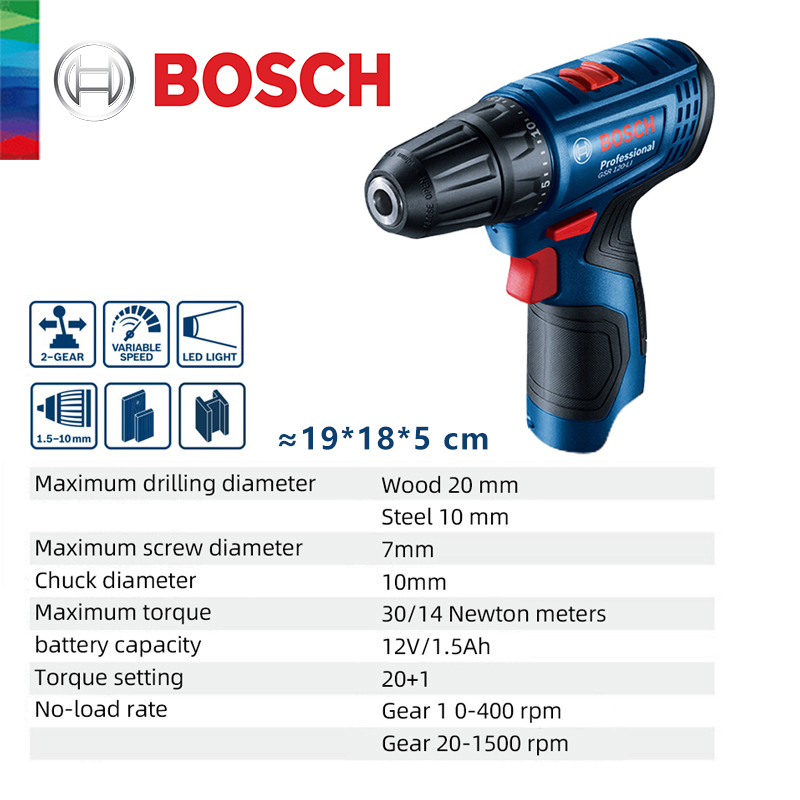 Bosch GSR 120-LI 12V Lithium E - огляд і ціна Cordless Drill Driver