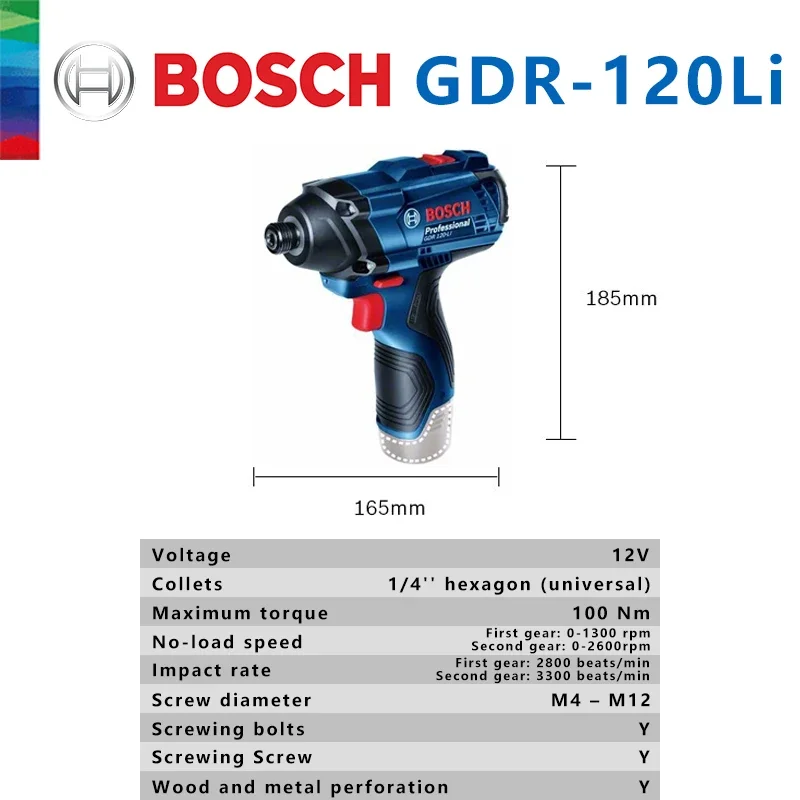 Bosch Original GDR 120-LI Rech - огляд і ціна Cordless Drill Driver