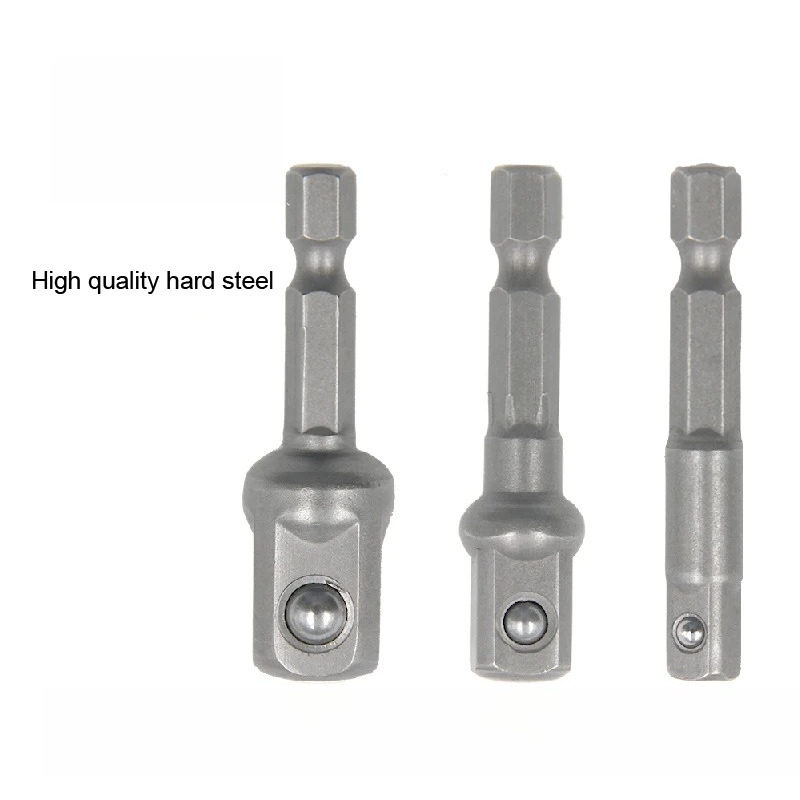 3PCS Socket Adapter 1/4 3/8 1/ - огляд і ціна Power Tools Plumbing