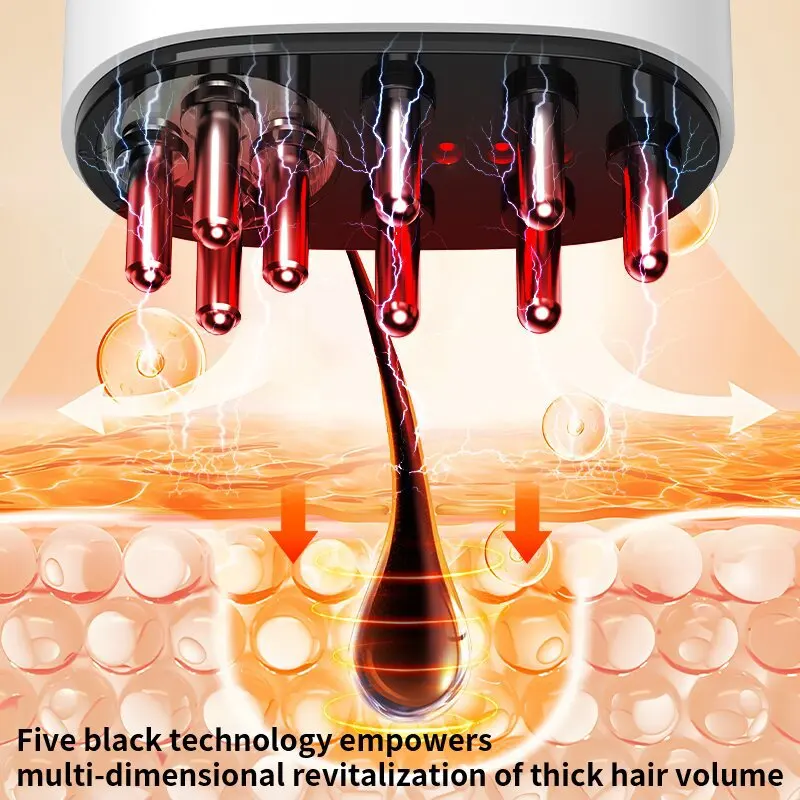Electric Head Scalp Massager R - огляд і ціна Power Tools Red